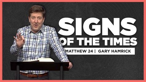 Gary hamrick matthew 24 - In today’s teaching, Pastor Gary deals with the sexual identity crisis, homosexuality, and the craziness of our culture with the hope that all will come to know the grace, forgiveness, and wholeness that is found through Jesus Christ. 00:00 - When a Culture Excludes God. 06:22 - Definition and origin of the word “Wrath”.